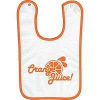 Medium Baby Bib with Hook & Loop or Snap Closure