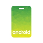 2 1/4" W x 3 1/2" H Plastic ID Badge