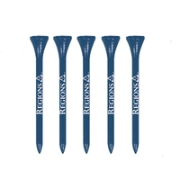 Packaged set of 5 golf tees, each measuring 2 3/4" tall.... from ASI 57653...