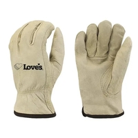 Pig grain, fleece lined, driver glove. Keystone thumb. 10 dozen/ctn. 4......