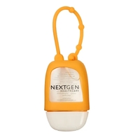 1 oz. travel size sanitizer gel in a silicone case with... from ASI 52840...