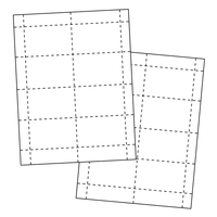 Inserts for Horizontal Color-Coded Badge/Nametag Holders