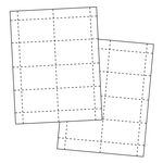 Inserts for Horizontal Color-Coded Badge/Nametag Holders