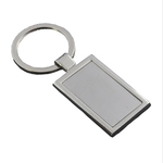 Rectangular Metal Keychain