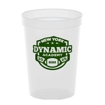 12 oz. Fanatic Plastic Stadium Cup (1 Color Imprint)
