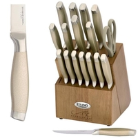 Studio Cuisine™ 18 Piece Peened Knife Block Set... from ASI 89320 Starline...