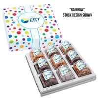 9 way sampler with chocolates, nuts, toffee, and pretzels.... from ASI 71685...