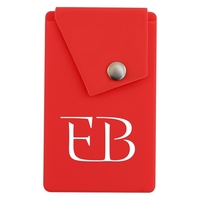 Smartphone snap pocket made of silicone with a stand for a... from ASI 44900...