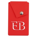 Smartphone Silicone Snap Pocket with Stand
