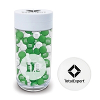 Gift jar fill with 12.7 oz. candy coated chocolate in your... from ASI 44900...