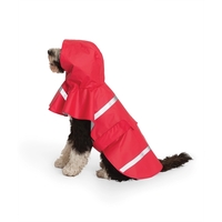New Englander 100% polyurethane dog rain jacket with hood in assorted... from...