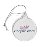 Round Shape Clear Acrylic Ornament