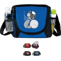 6-Pack Lunch Cooler. Made of poly 600 denier, Insulated, heat-sealed...