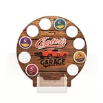 Coffee Caddy With Business Card Pocket-Round