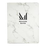 9 1/2" x 12" Leatherette Marble Portfolio