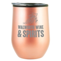 12 oz. Bay Mist Stainless Wine Tumbler with Clear Lid... from ASI 43051 CPS /...