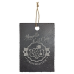 6" x 9" Rectangle Slate Cutting Board with Hanger String