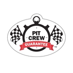 Oval with Top Bump Key Tag