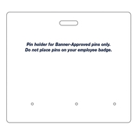 Badge with 3 pin hole punches... from ASI 75629 PSI Plastic Graphics / PSI