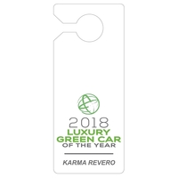 Rearview mirror hanger.... from ASI 75629 PSI Plastic Graphics / Plastic...