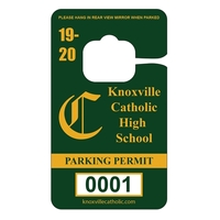 Rearview Mirror Hanger.... from ASI 75629 PSI Plastic Graphics / Plastic...