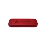 6 3/4" x 2 1/8" Rosewood Double Pen Case