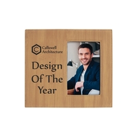 8 1/8" x 9 1/4" x 1/4" PU leatherette photo frame... from ASI 74601 Calico