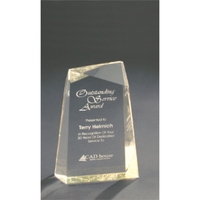 9" Facet Wedge Acrylic Award... from ASI 72657 Active Life Promo / Apres Ski
