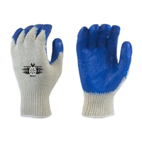 Natural, polyester knit, wonder glove, latex palm coating