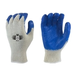 Natural, polyester knit, wonder glove, latex palm coating