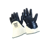 Nitrile Coated Safety Cuff Glove