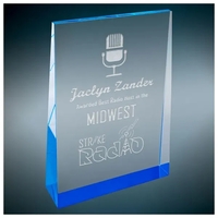 4" x 6" Acrylic Wedge Award... from ASI 72657 Active Life Promo / Apres Ski