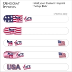 Emery Boards Democratic Designs 2 color imprint included