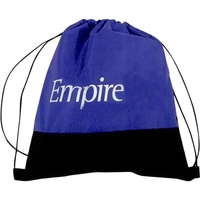 Two tone drawcord bag