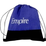 Two tone drawcord bag