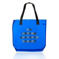 6" x 12" x 12" clear plastic tote bag with handles.... from ASI 39552 BEL Promo