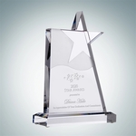 Waving Star Crystal Award