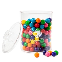 Acrylic Cylinder with Gum Balls