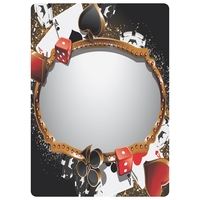 Playing cards with a casino themed background.... from ASI 56080 Playing...