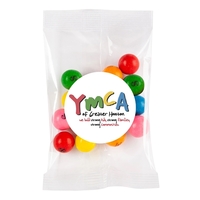 1oz. Goody Bags - Imprinted Mini Gumballs
