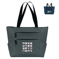 Premium zippered tote that holds a 10" tablet with case and... from ASI 46420...