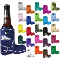 Cowboy Boot Shape Premium Foam Bottle Cooler-Screen Printed