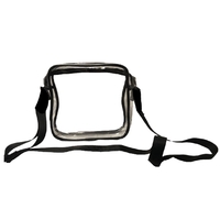 Clear Zippered Cross-Body Bag with Adjustable Strap... from ASI 31977 Adline...
