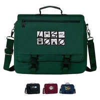 Briefcase made of poly 600 denier and measuring 16.5" x 12"... from ASI 46420...
