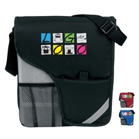 Messenger bag with a flap that conceals the main compartment and... from ASI...