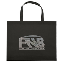 Budget non woven tote with heat-sealed handles.... from ASI 37940 Bag Makers Inc