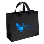 Victoria™- Ribbon-Handle Matte Eurotote - Foil Print