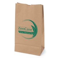 6# S.O.S. paper bag with serrated cut top and side gusset.... from ASI 37940...