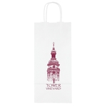 Vino - White Shopper - Flexo Ink Print