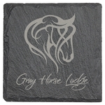 Square Slate Coaster 4" x 4"